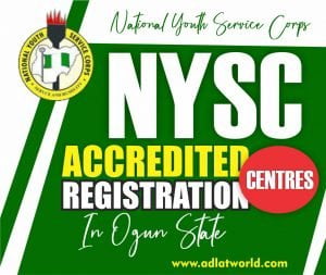 NYSC Accredited Registration Centres In Ogun State