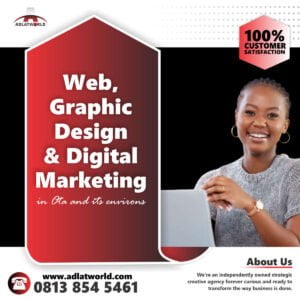 Web Design, Graphics Design And Digital Marketing In Sango, Ota, Ijoko, Oju Ore, Iyana Iyesi, Atan, Owode, Idiroko, Ifo, Iju And Its Environs in Ogun State